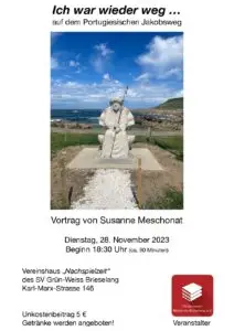 Vortrag zu einer Reise auf dem Portugiesischen Jakobsweg