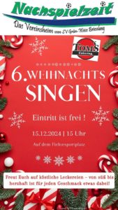 Weihnachtssingen in Brieselang