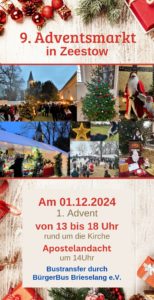 Adventsmarkt in Zeestow