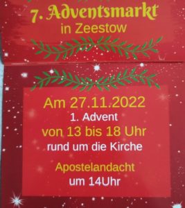 Adventsmarkt in Zeestow