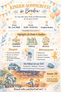 Flyer Kinderfest Bredow